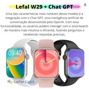 Relógio Smartwatch Lefal Cold W29s Pro Series 9